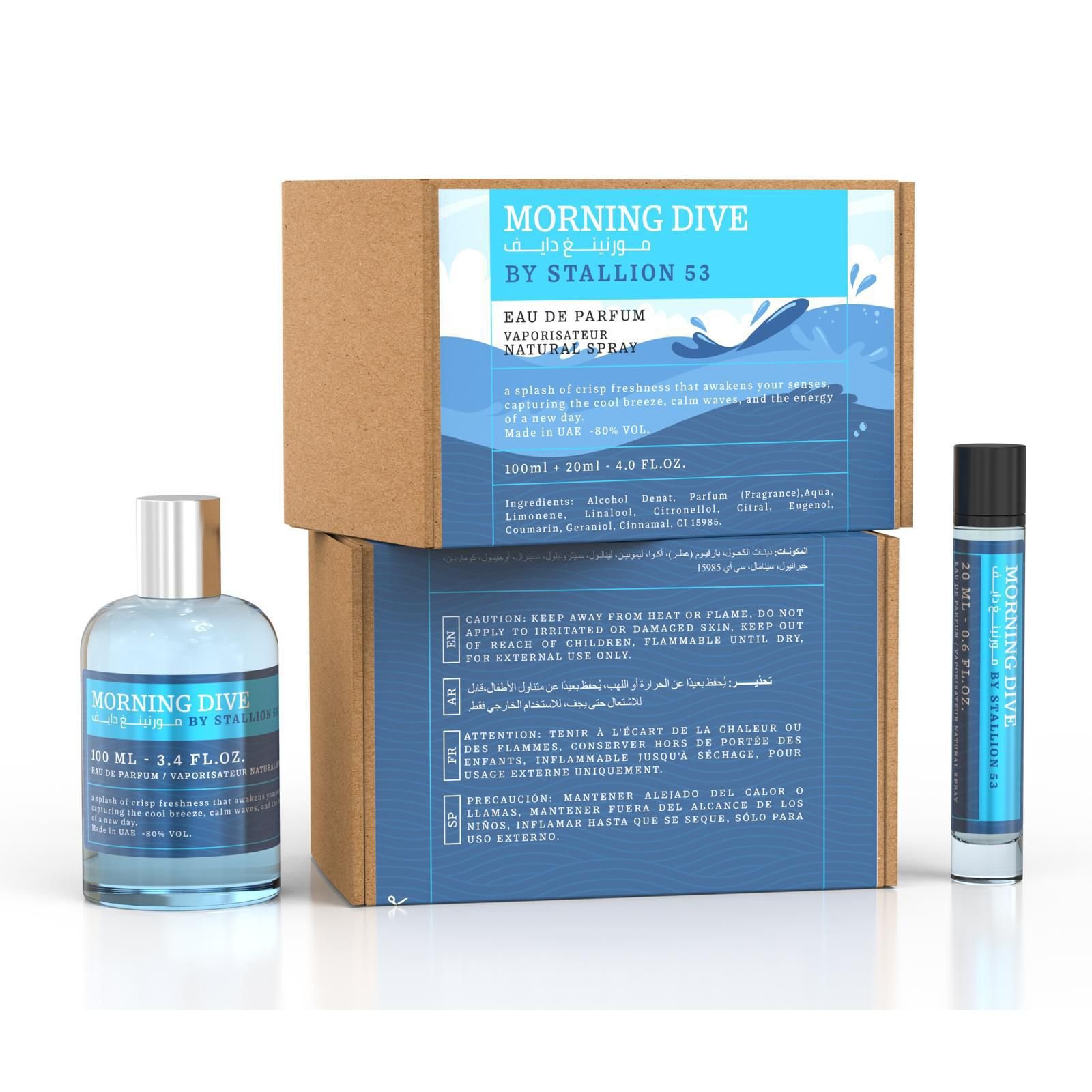 Emper Morning Dive + Decant By Stallion 53 100ml+20ml EDP